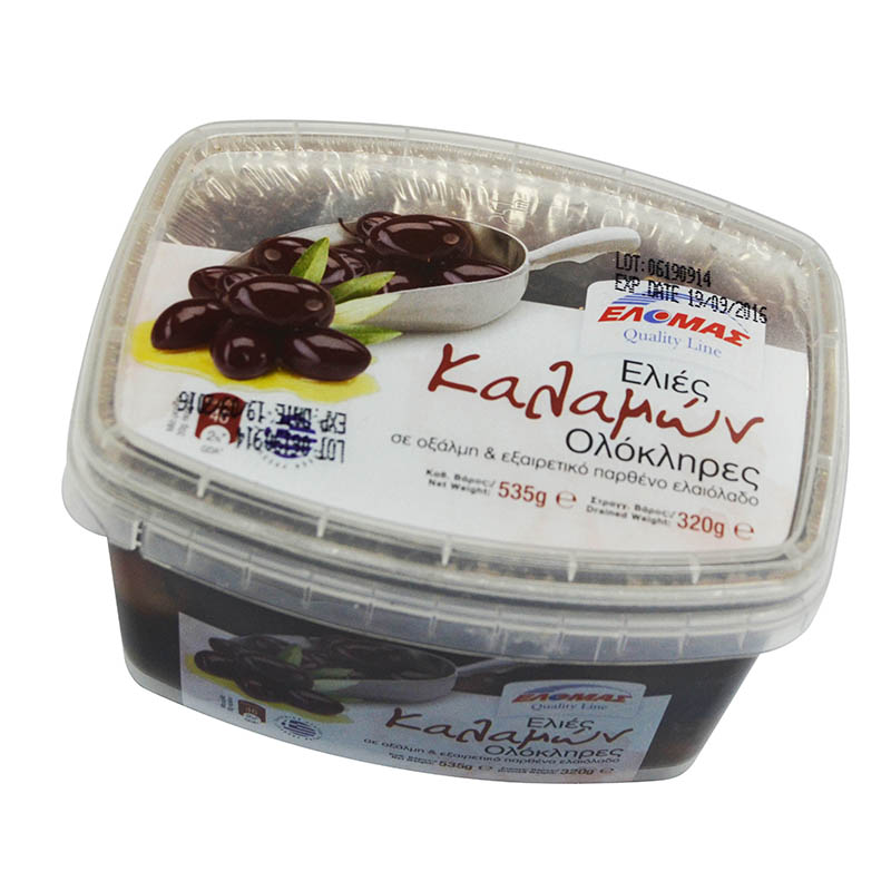 ΕΛΟΜΑΣ Ελιές Καλαμών ολόκληρες 535g