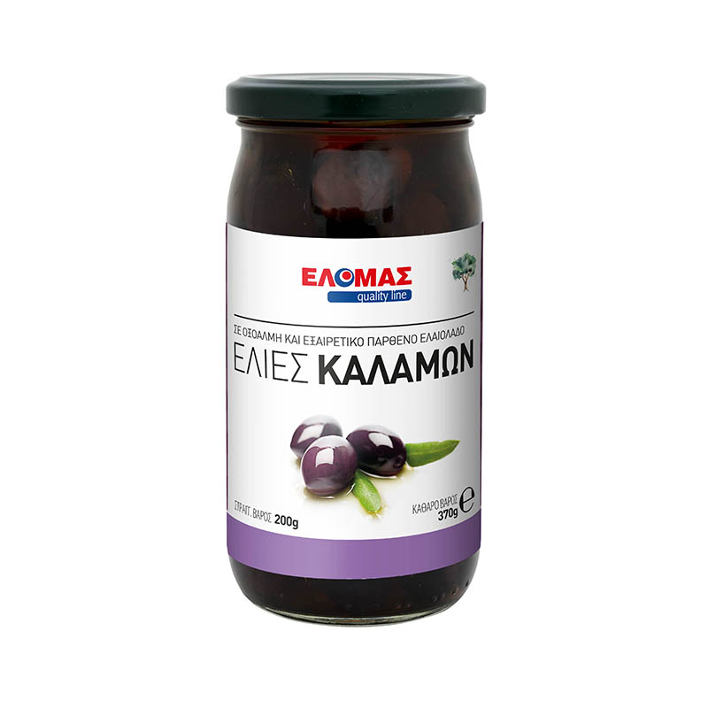 ΕΛΟΜΑΣ Ελιές Kαλαμών 370g