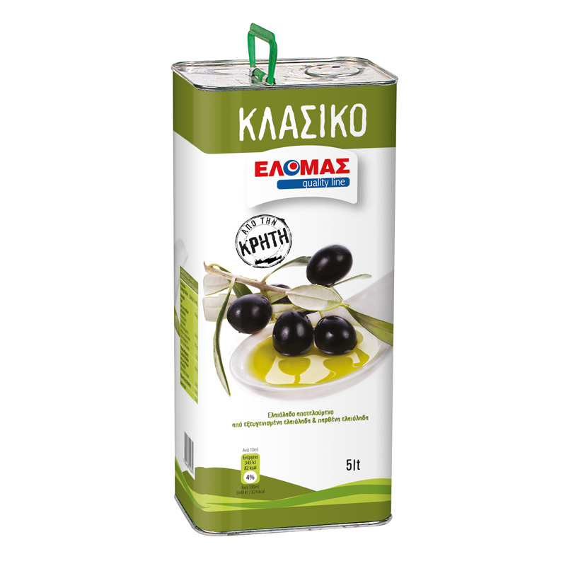 ΕΛΟΜΑΣ Κλασικό ελαιόλαδο από την Κρήτη 5lt