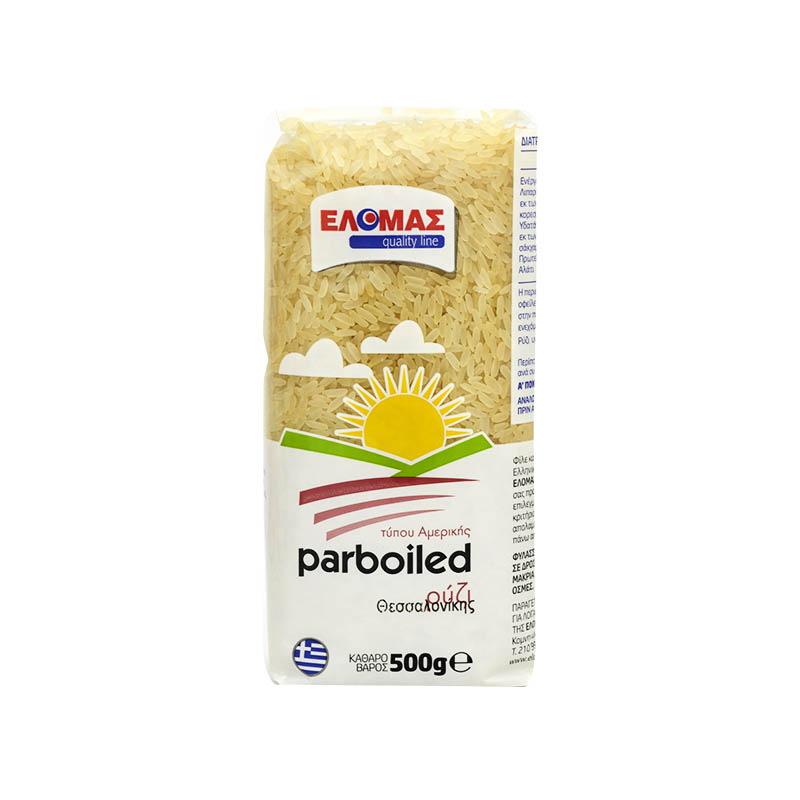 ΕΛΟΜΑΣ ρύζι parboiled Θεσσαλονίκης 500g 
